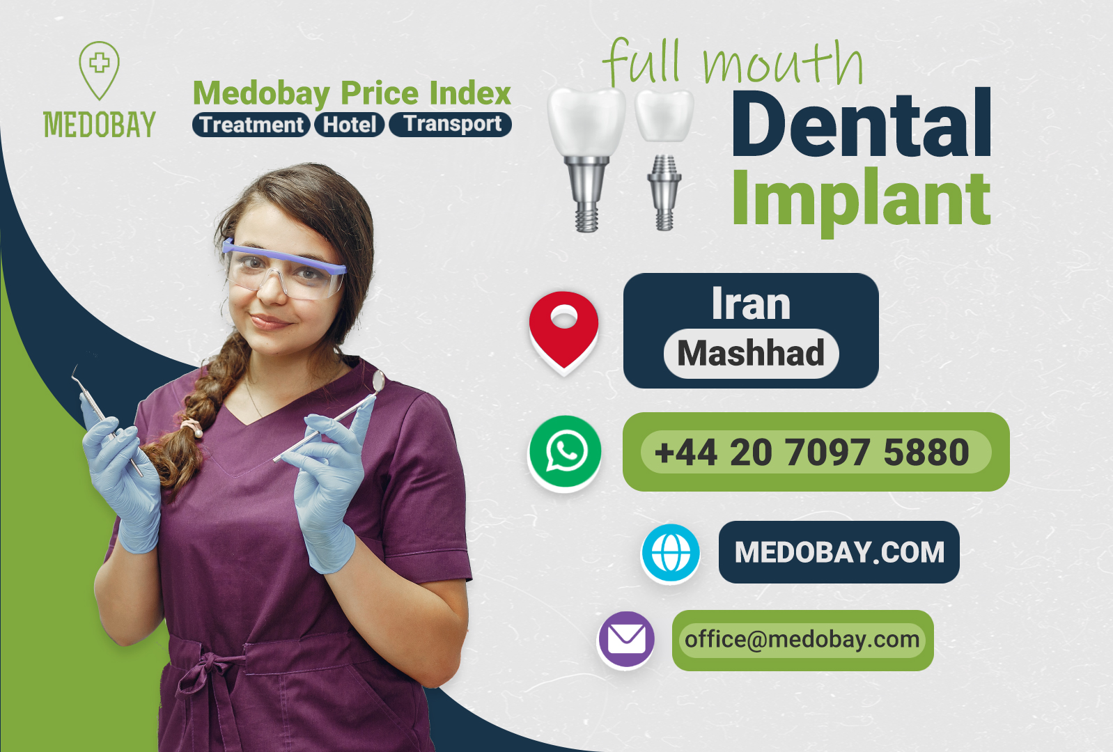 Full Mouth Dental Implant Mashhad